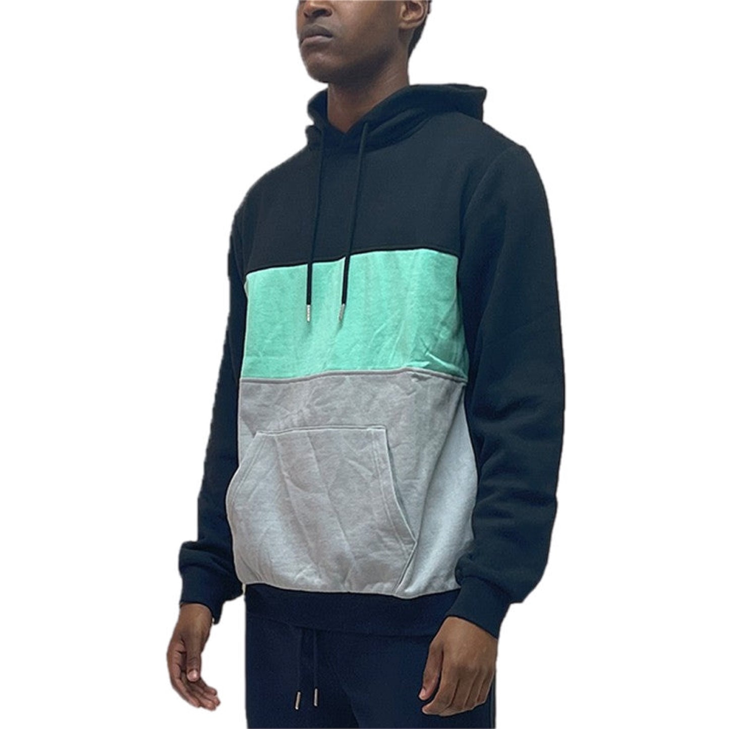 Color Block Pullover Hoodie