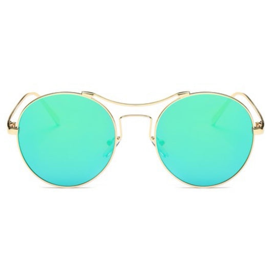 Round Mirrored Sunglasses