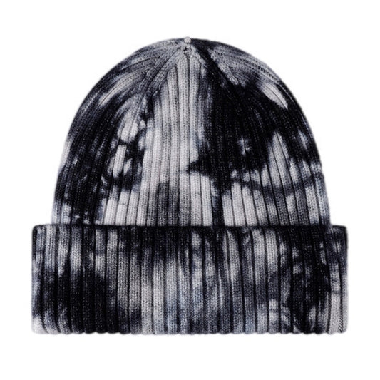 Tie-Dye Ribbed Cuffed Beanie