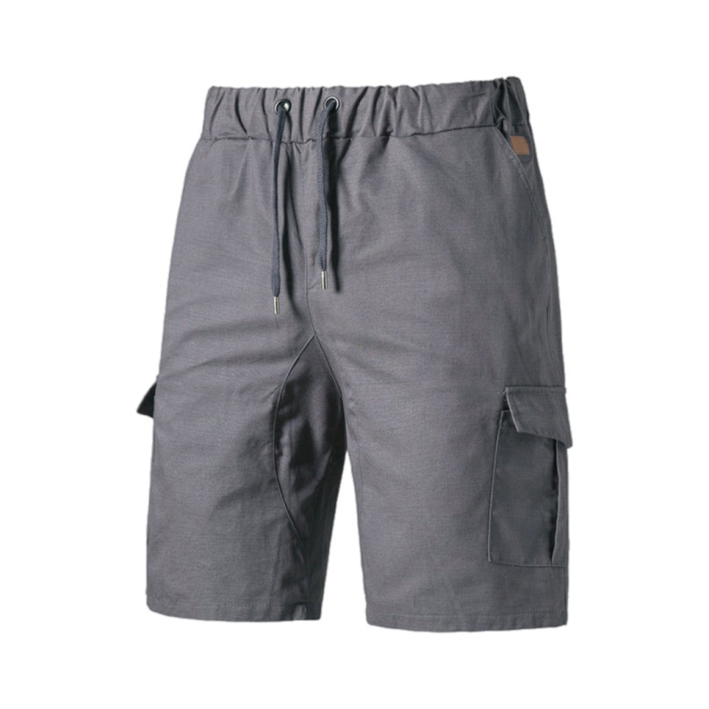 Woven Cargo Multi-Pocket Shorts