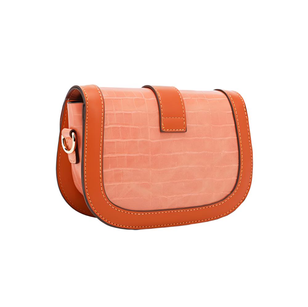 Croc Embossed Crossbody Bag