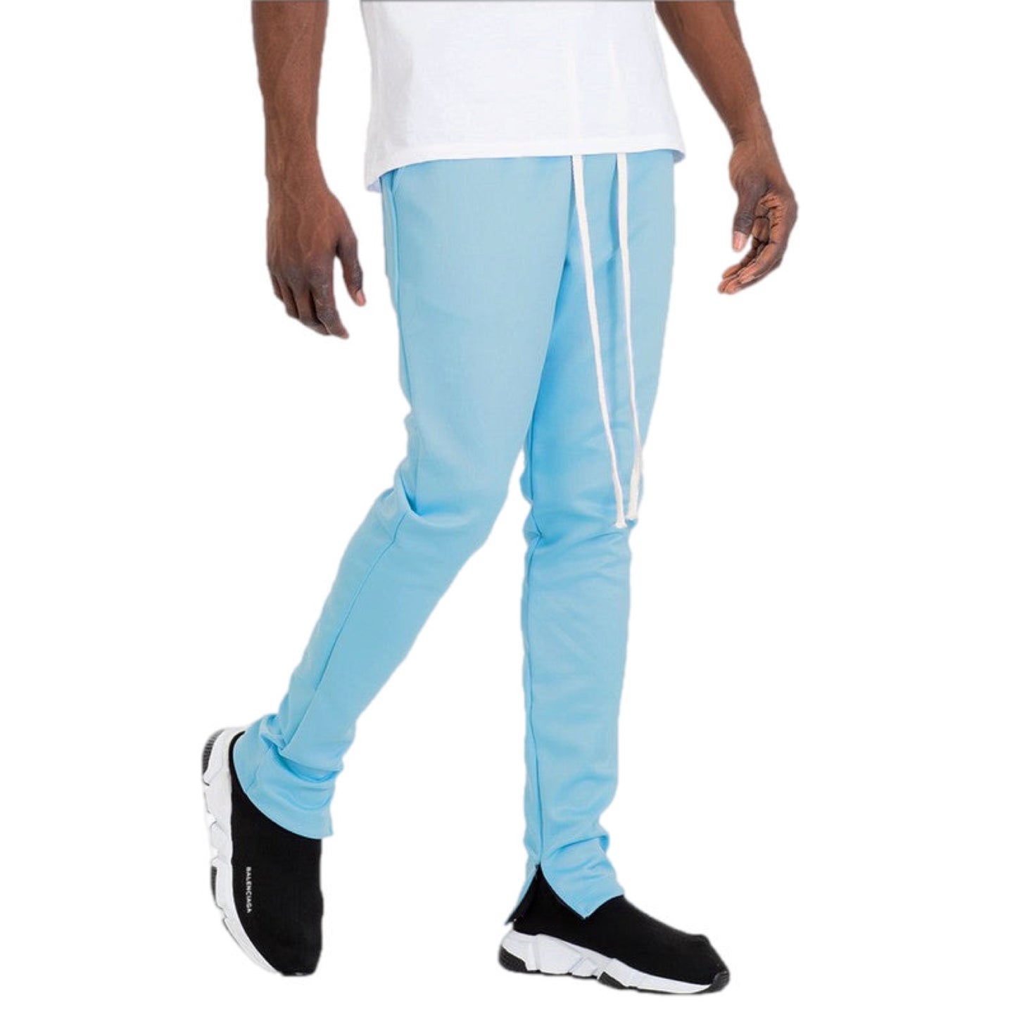 Zipper Ankle Basic Track Pants