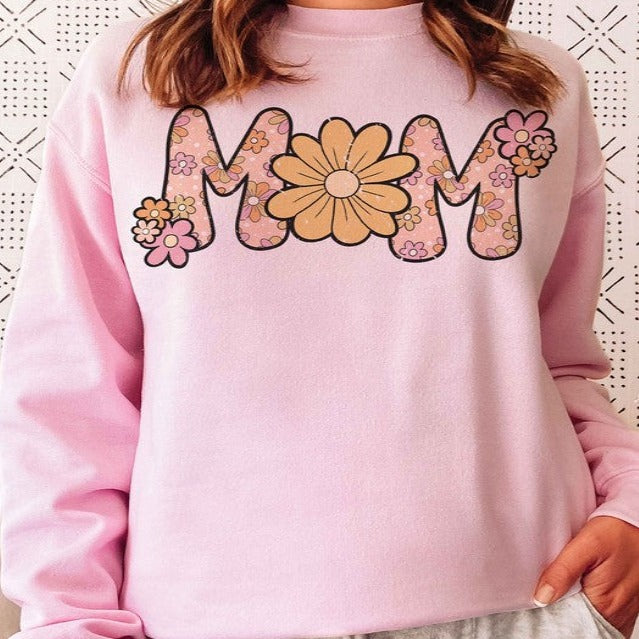 FLORAL MOM Graphic Sweatshirt