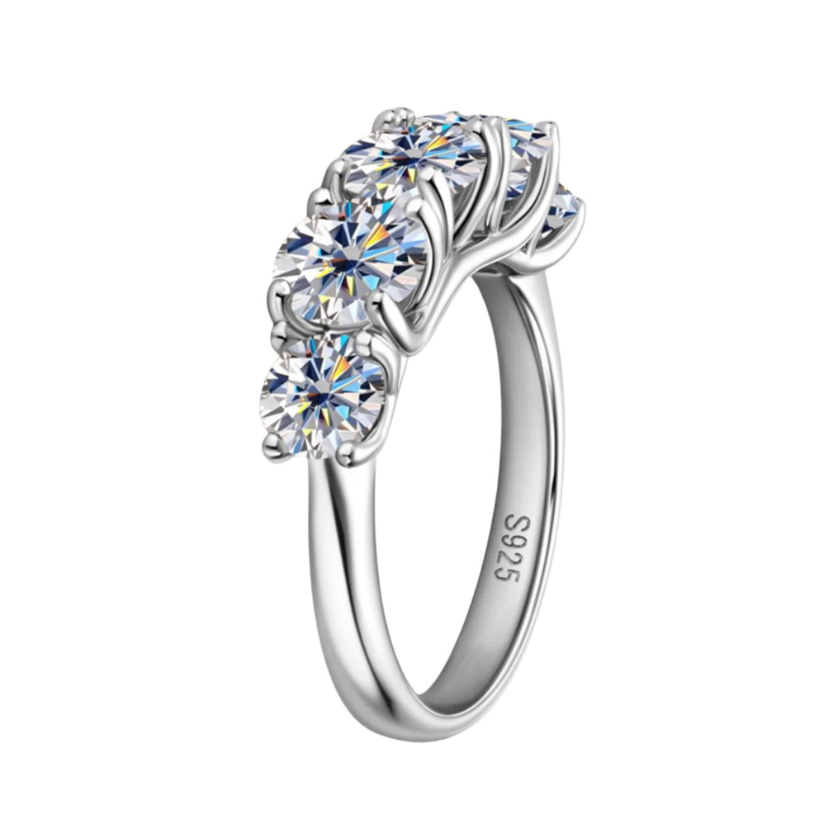 3.6 Carat Moissanite 925 Sterling Silver Ring