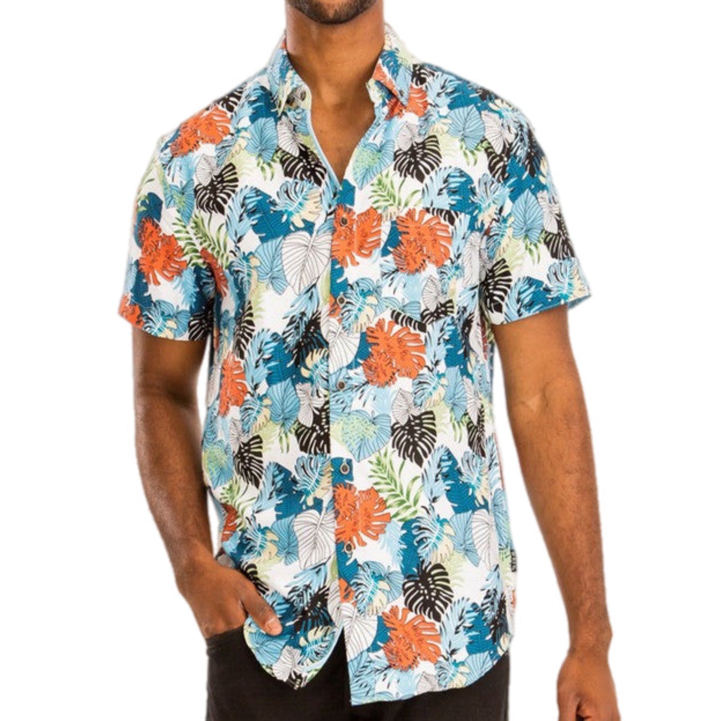 Island Breeze Floral Print Shirt