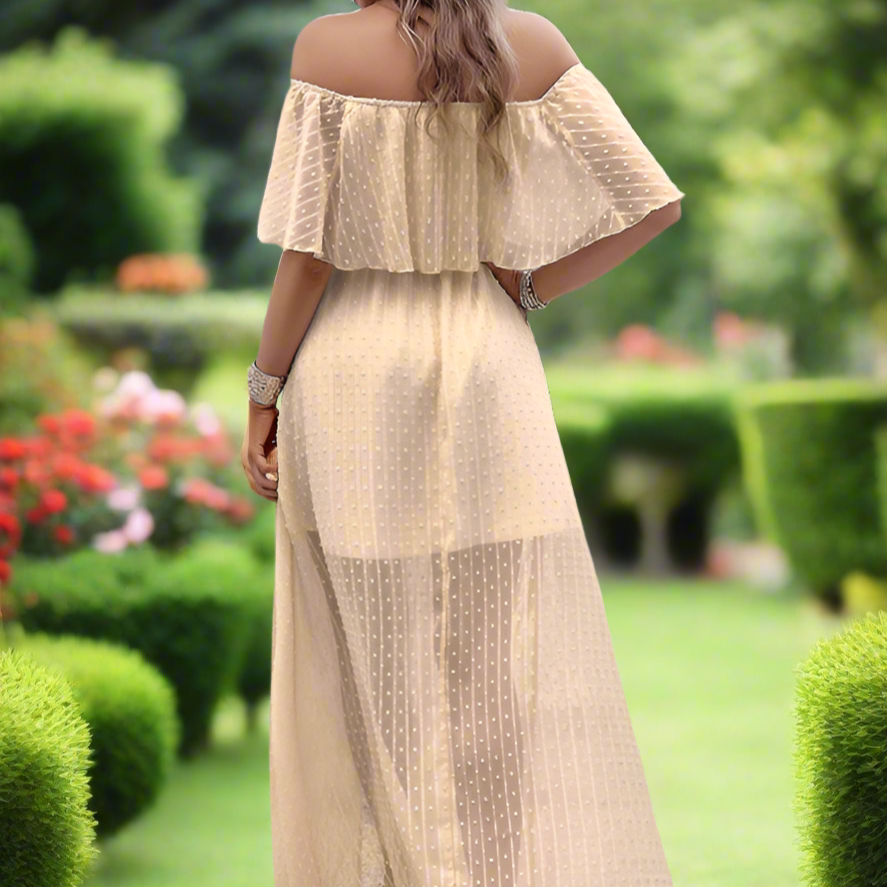 Off The Shoulder Maxi Dress