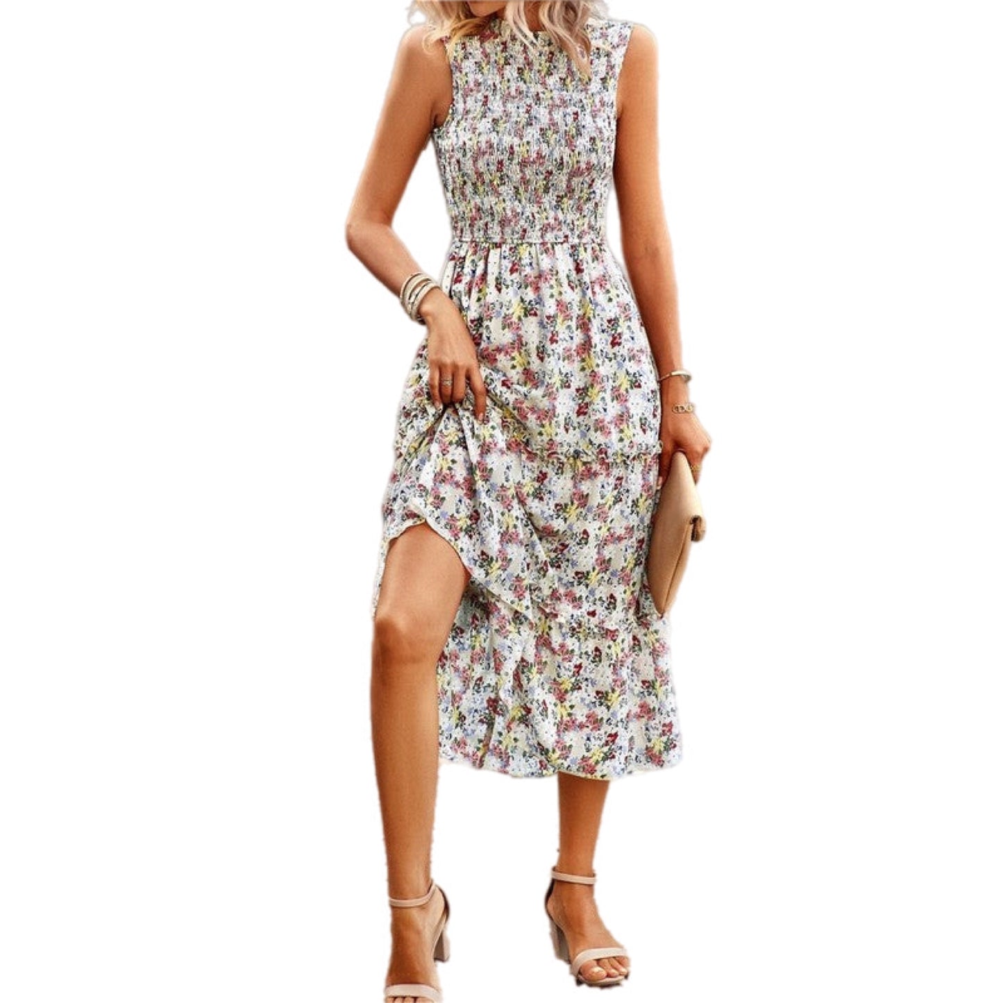 Floral Ruffled Dress