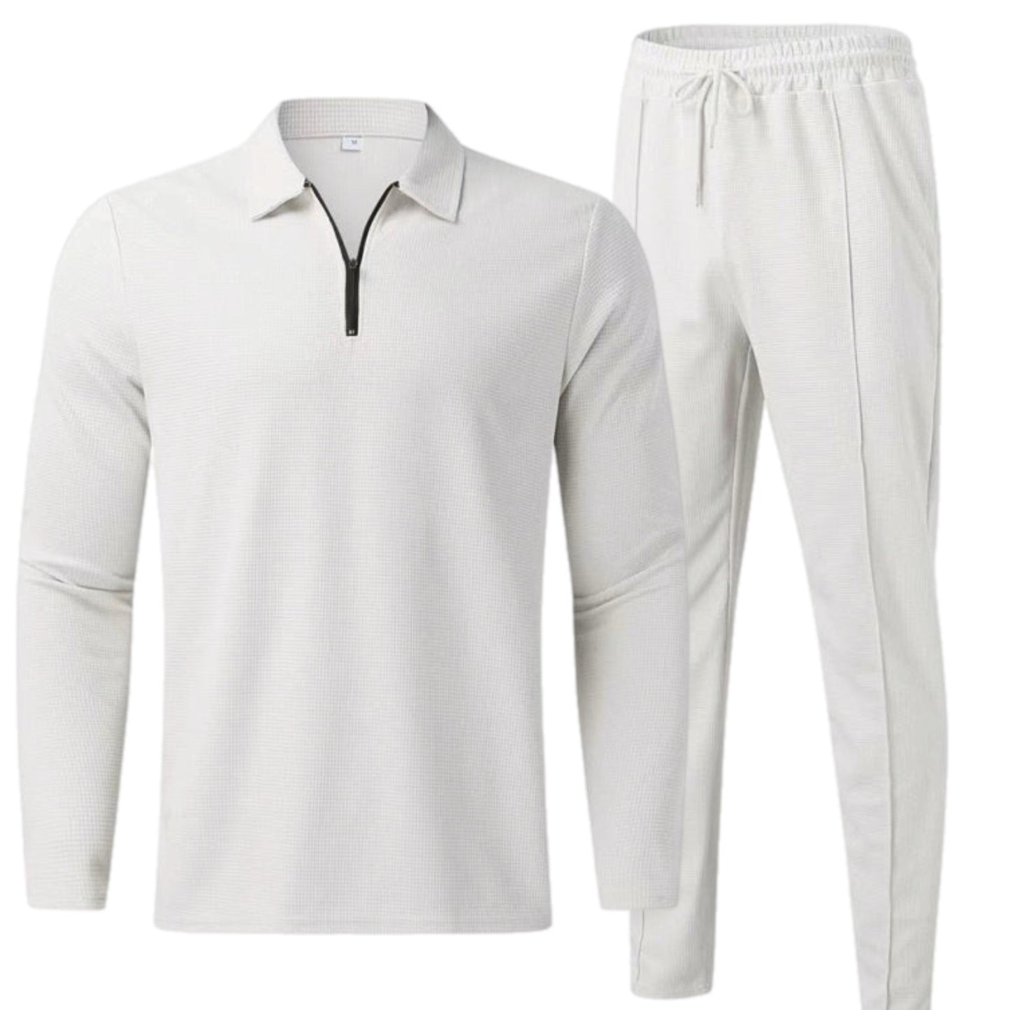 Long Sleeve Polo Shirt & Pant Set