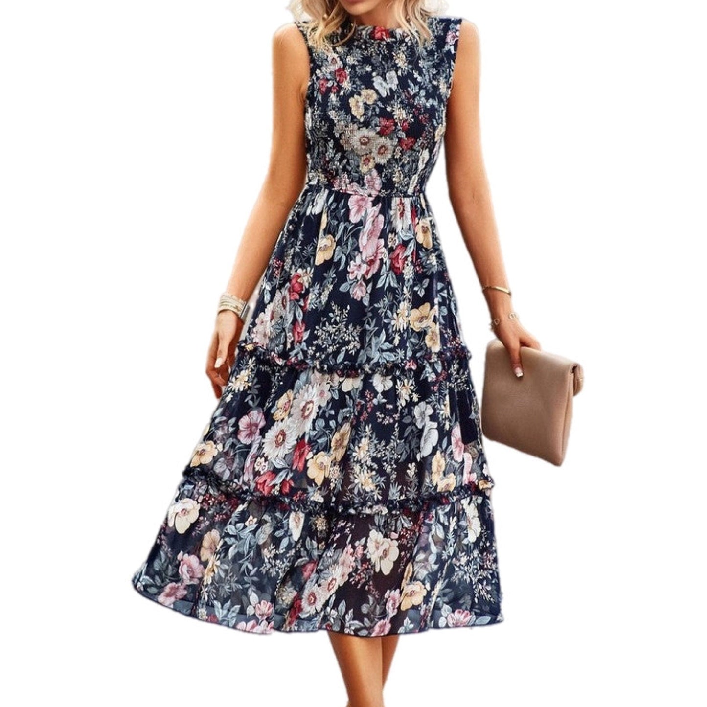 Floral Ruffled Dress