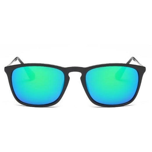 Vintage Square Mirrored  Sunglasses