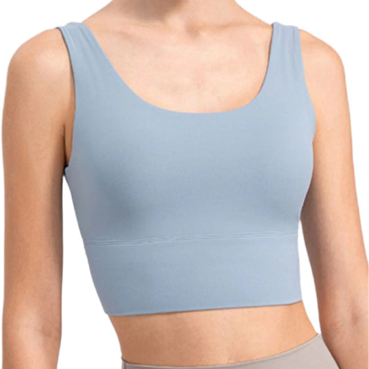 Scoop Neck Wide Strap Active Tank