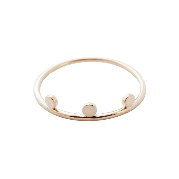 Morse Code Dotted Ring