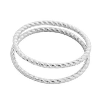 Twisted Rope Rings