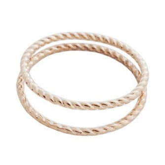 Twisted Rope Rings