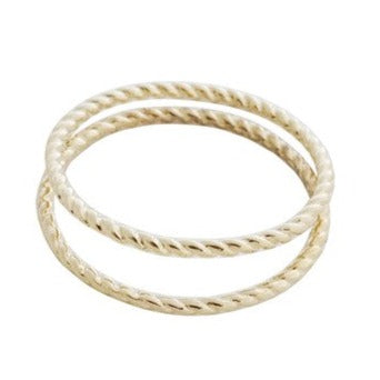 Twisted Rope Rings