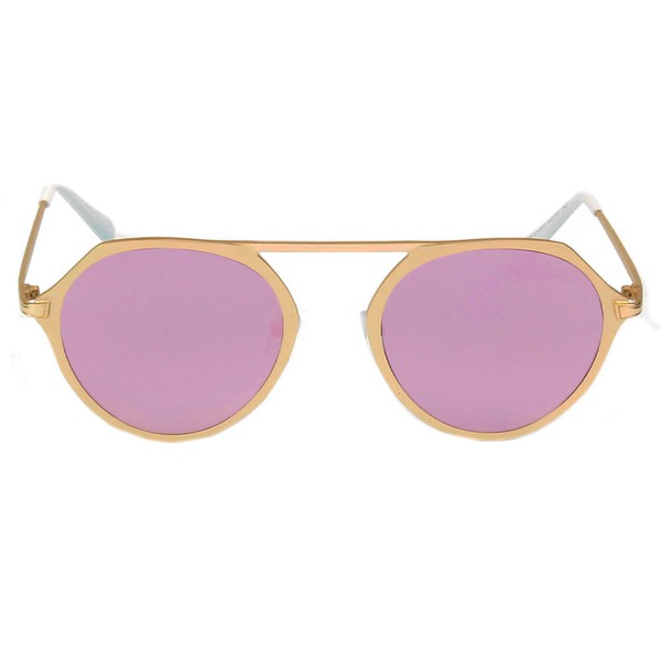 Round Mirrored Sunglasses