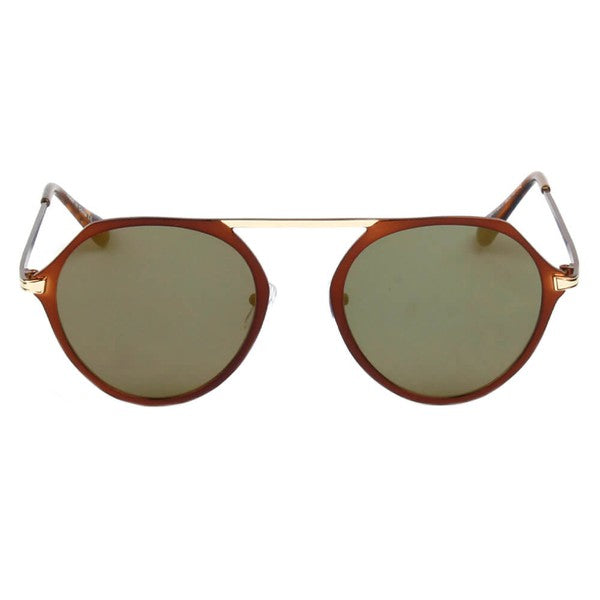 Round Mirrored Sunglasses