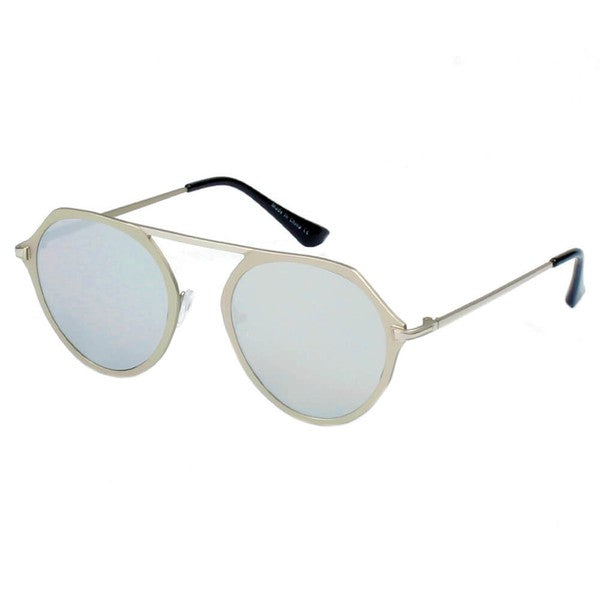 Round Mirrored Sunglasses