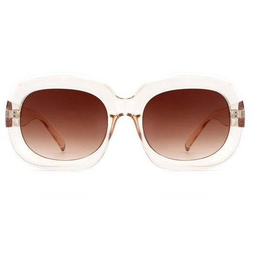 Round Oversized Oval Retro Sunglasses