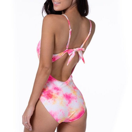 Tie Dye One Piece Swimsuit