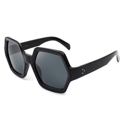 Square Oversized Hexagonal Sunglasses