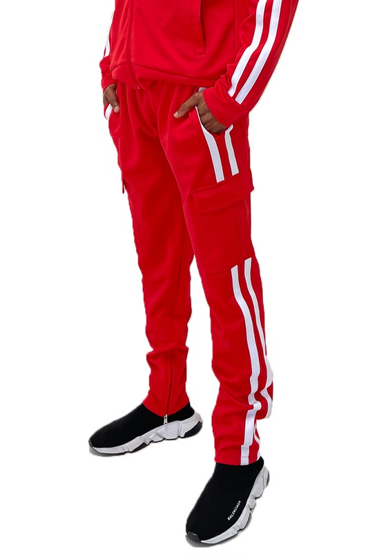 Athletic Striped Track Pants