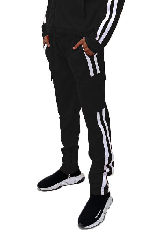 Athletic Striped Track Pants