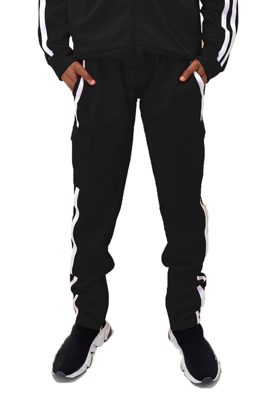 Athletic Striped Track Pants