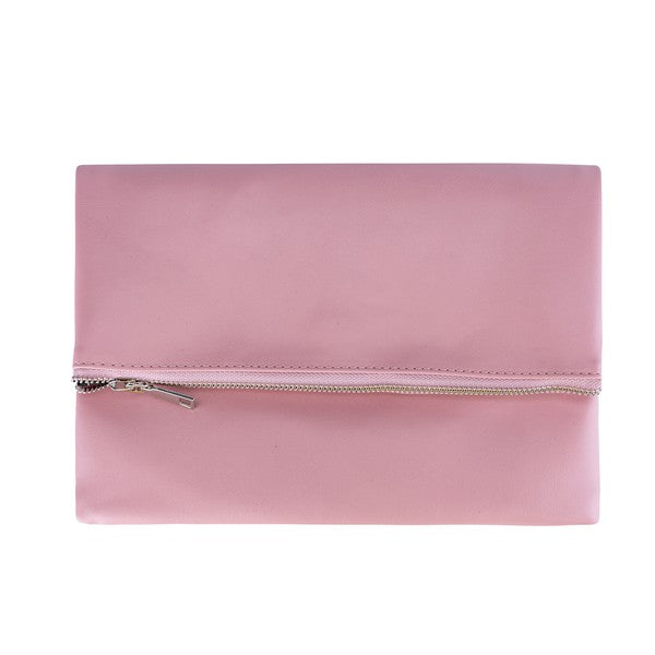 Large Vegan Leather Clutch