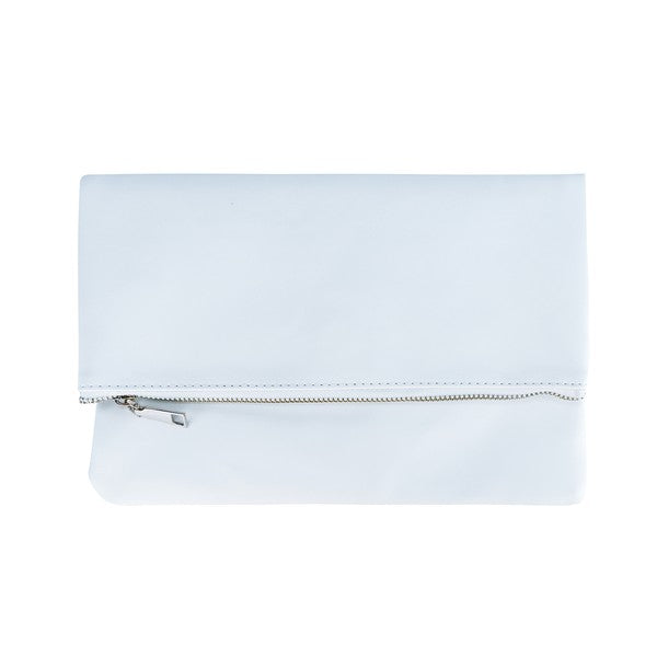 Large Vegan Leather Clutch