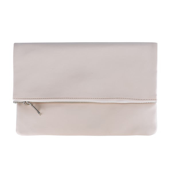 Large Vegan Leather Clutch