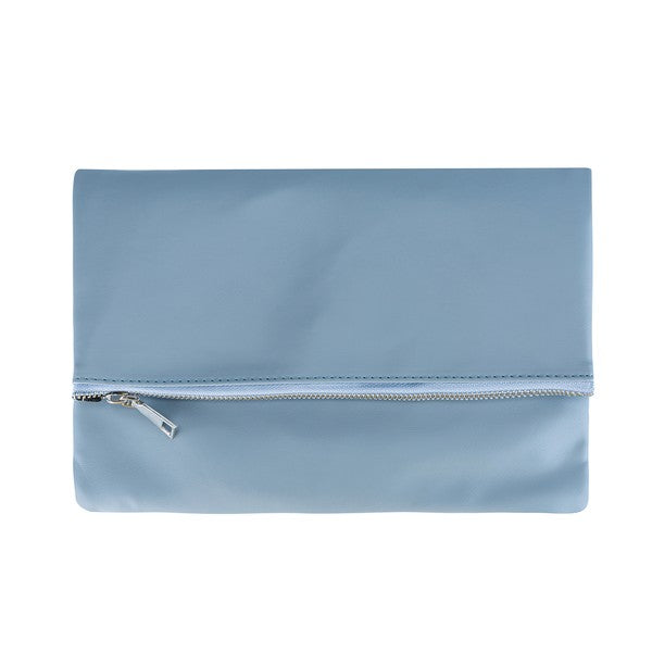 Large Vegan Leather Clutch