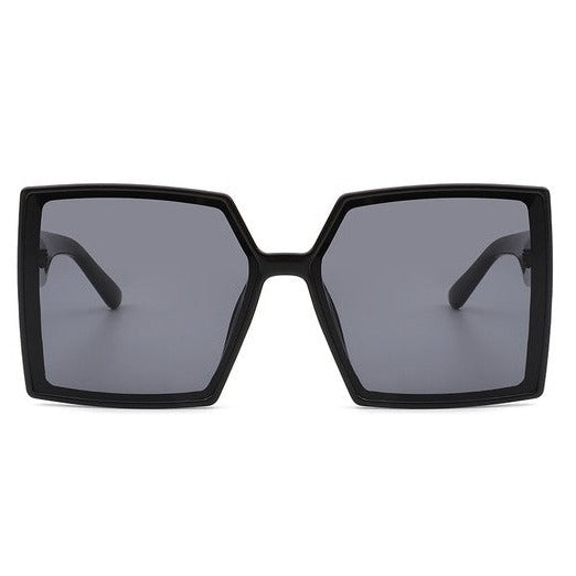 Square Flat Top Oversized Sunglasses