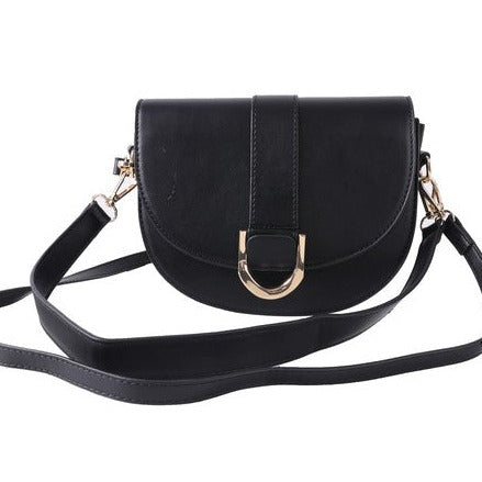 Vegan Leather Saddle Bag