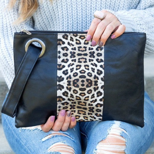 Leopard Dual Tone Clutch