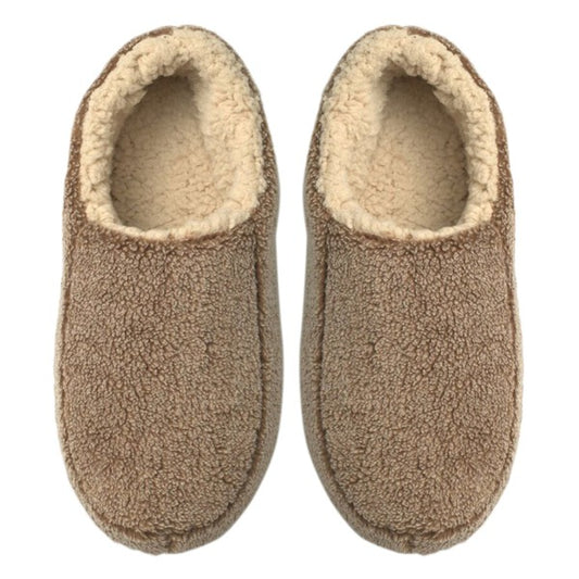 Cozy Fleece Lined Sherpa House Slippers