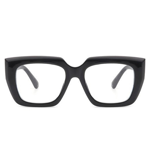 Square Retro Flat Top Cat Eye Sunglasses