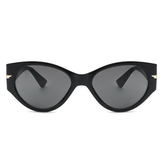 Round Retro Cat Eye Sunglasses