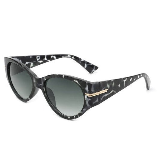 Round Retro Cat Eye Sunglasses