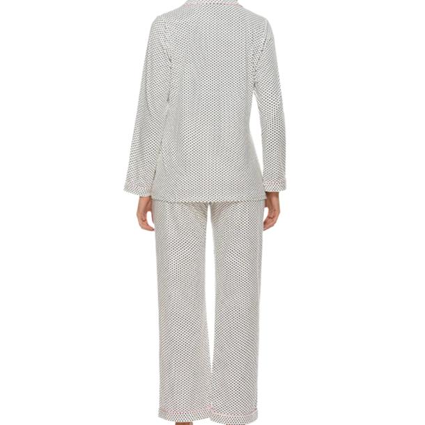 Collared Neck Top & Pant Pajama Set with Pockets