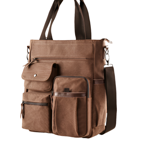 Canvas Multi-Pocket Bag