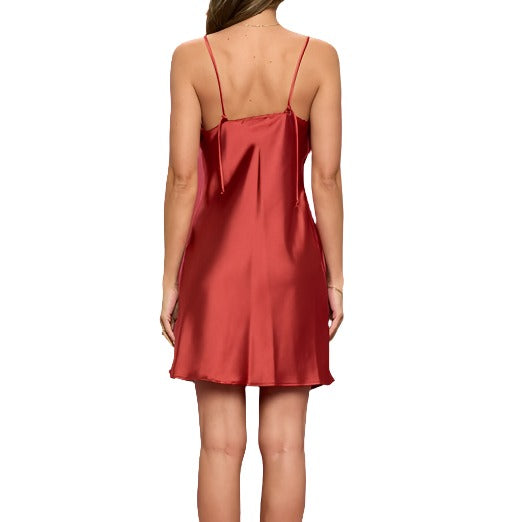 Ruby Satin Slip Dress