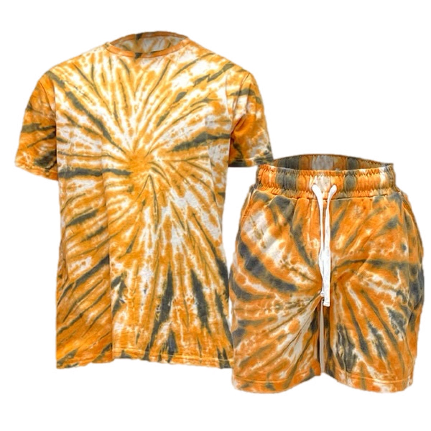 Groovy Vibes Tie-Dye Shirt and Short Set