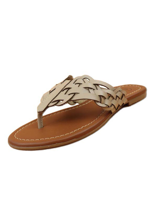 Woven Thong Sandals