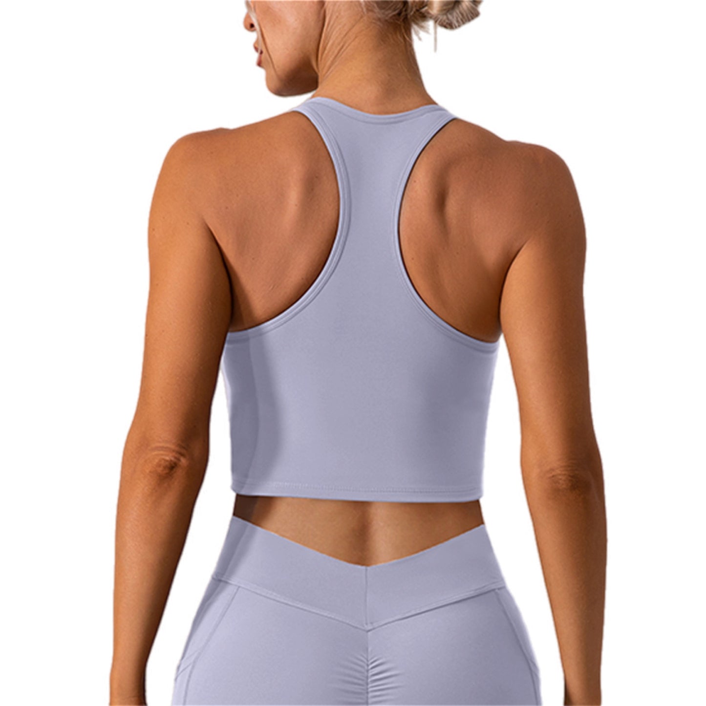 Activewear Racerback Cropped Tank