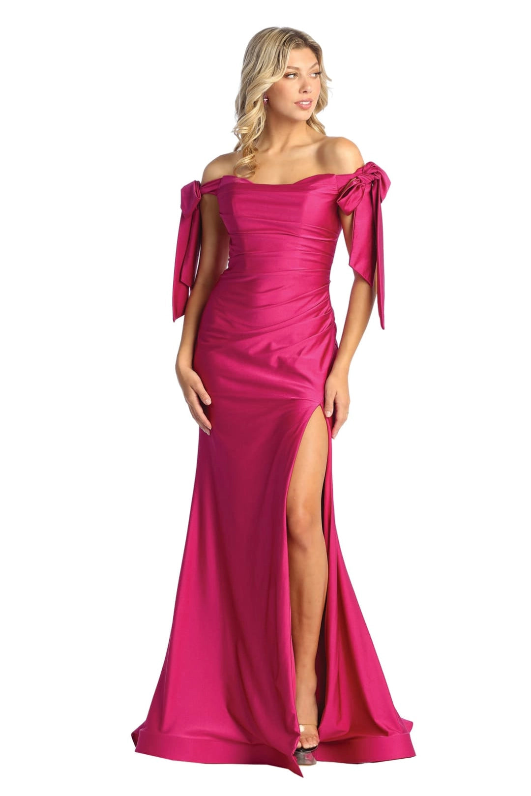 Sexy Off the Shoulder Long Evening Prom Gown