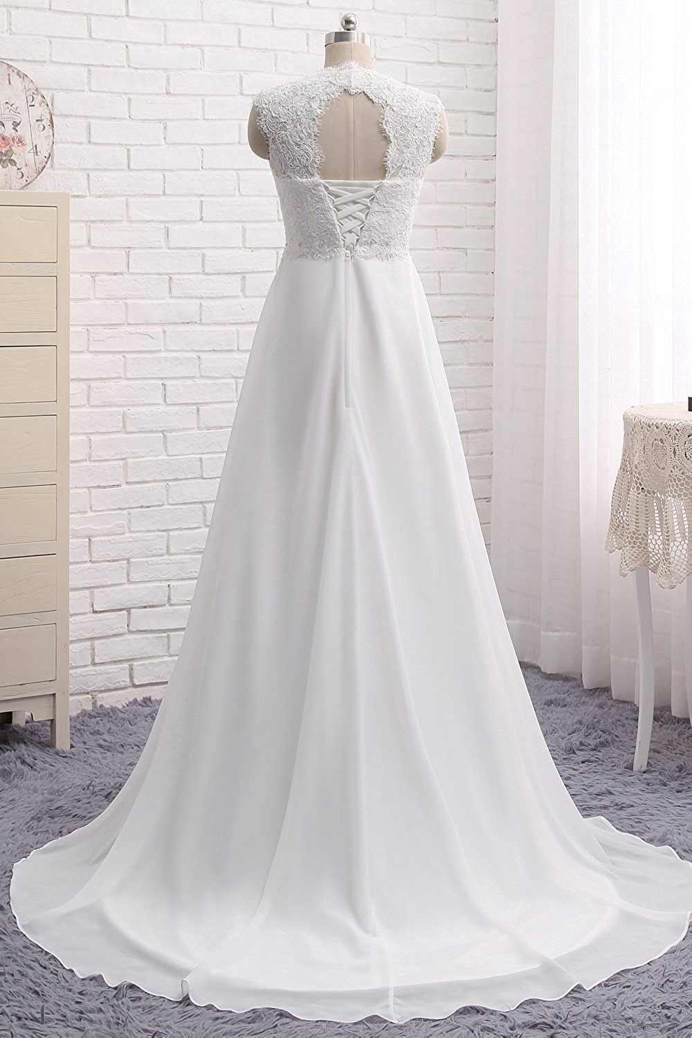 Silk, Satin & Lace Bridal Gown