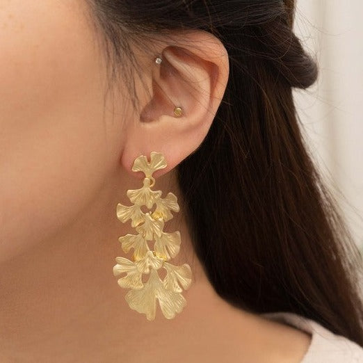 Adiantum Drop Earrings