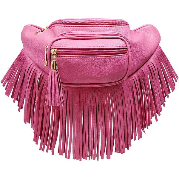 Fringe Fanny Pack Bag