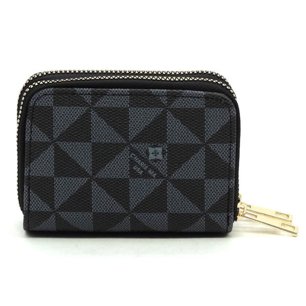 Monogram Accordion Zip Wallet